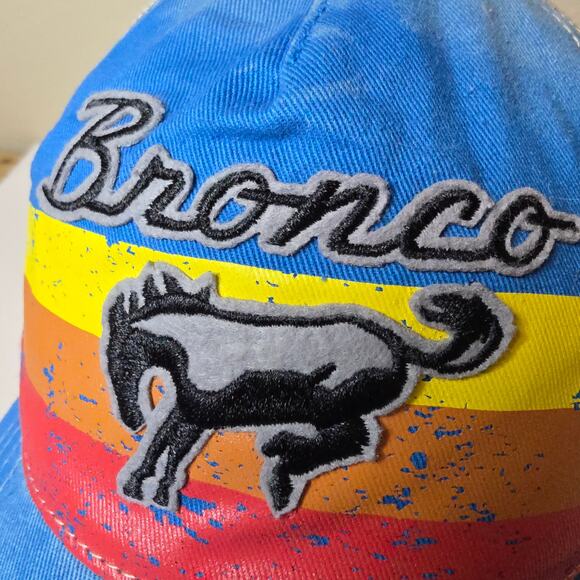 Ford Bronco NWT Vintage Unisex Mesh Truckers hat. Snapback Adjustable Embroiderd - Picture 13 of 13